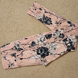Floral Pink Leggings